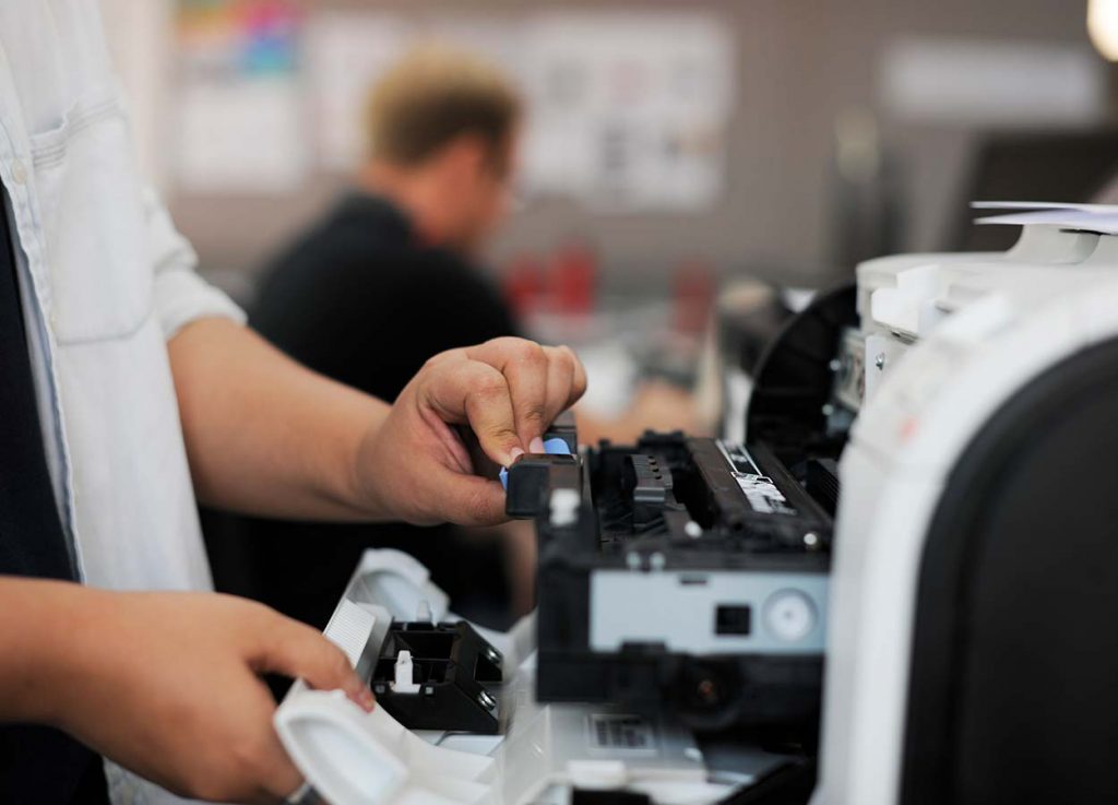 Impressoras laser e jato de tinta